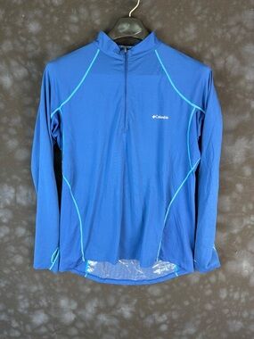 Columbia Men's Royal Blue Long-Sleeve Half-Zip Omni Heat